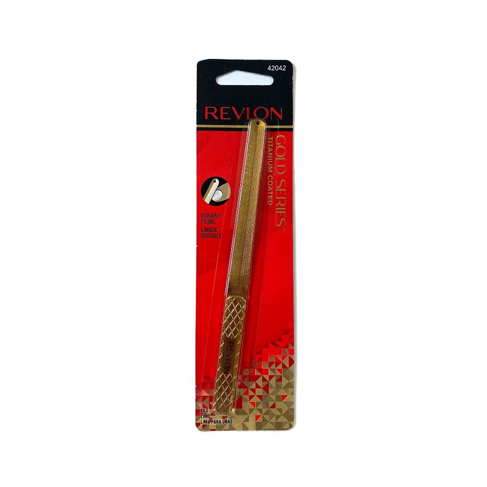 Revlon Gold Series Titanium Coated Nail File #42042